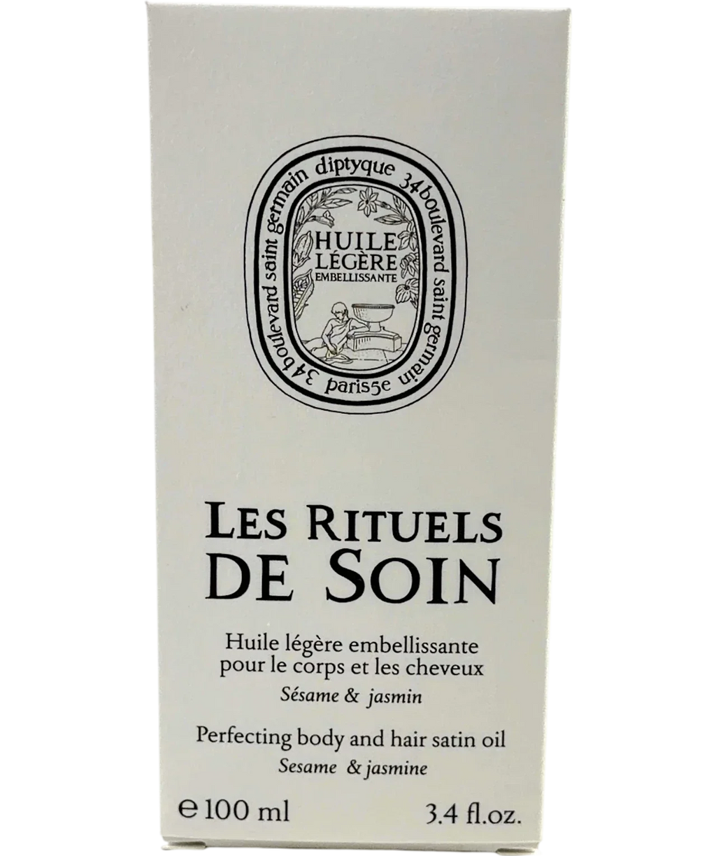 Diptyque Huile légère embellissante pour le corps et les cheveux Sésame & jasmin, size 100ml — front