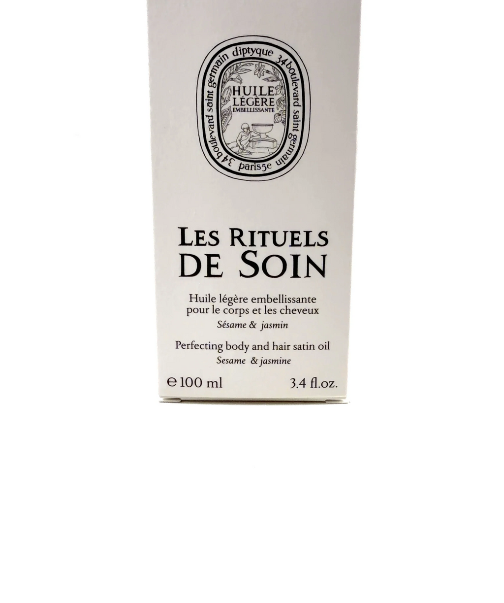 Diptyque Huile légère embellissante pour le corps et les cheveux Sésame & jasmin, size 100ml — care label