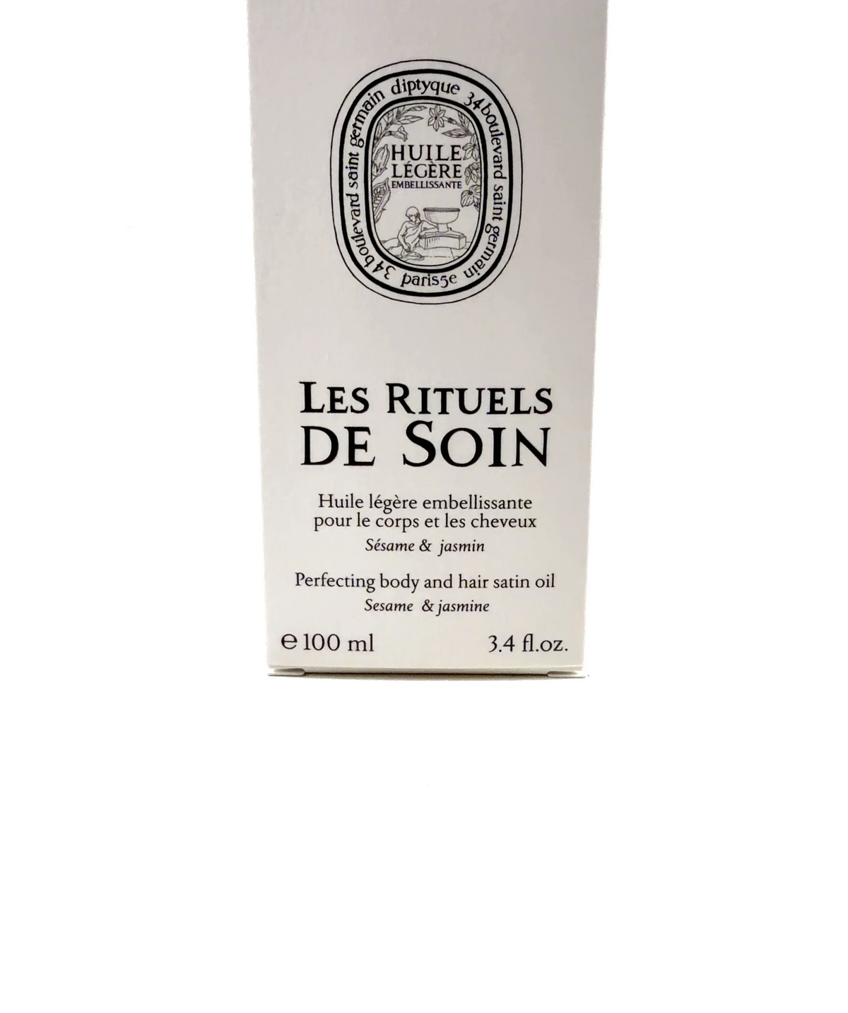 Diptyque Huile légère embellissante pour le corps et les cheveux Sésame & jasmin, size 100ml — care label