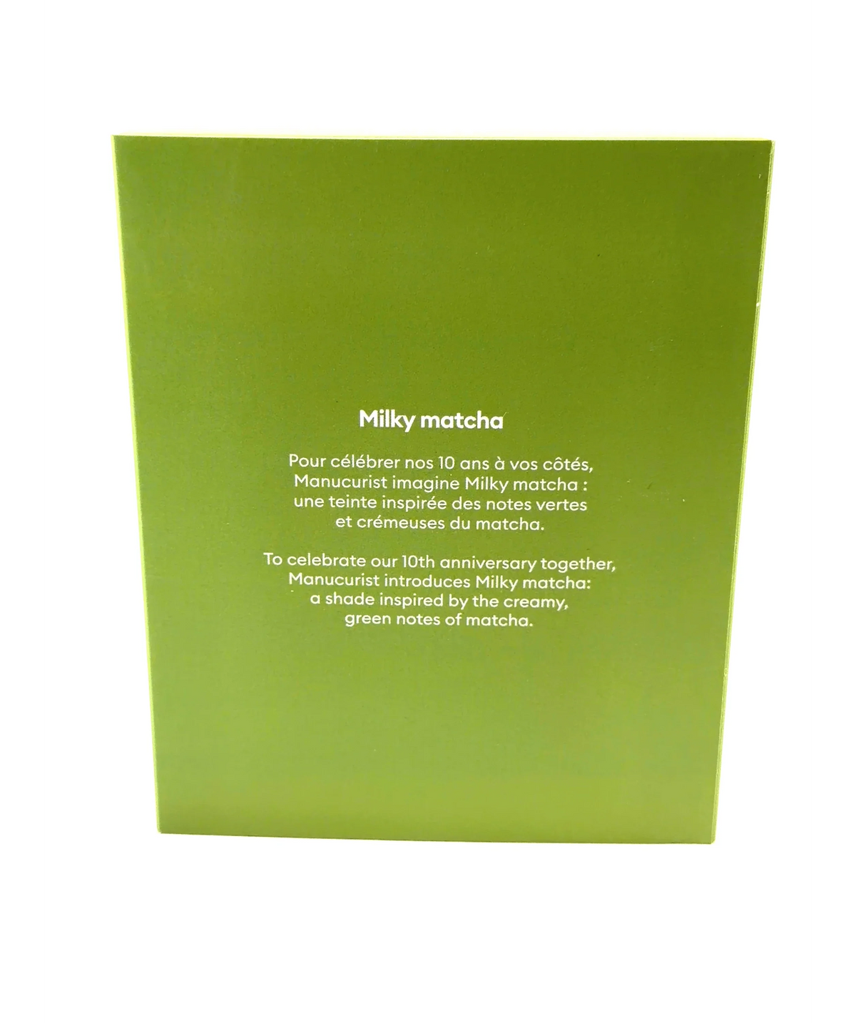Manucurist Milky matcha Green Flash LED Nail Polish, size 15ml — detail