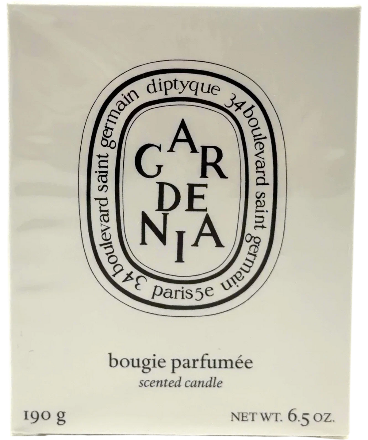 Diptyque Gardenia Classic Scented Candle, size 190g — front