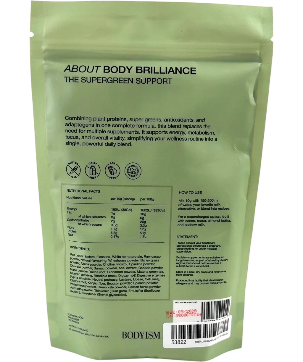 BODYISM Cinnamon Chocolate Body Brilliance Cinnamon Chocolate 250g, size 250g — back