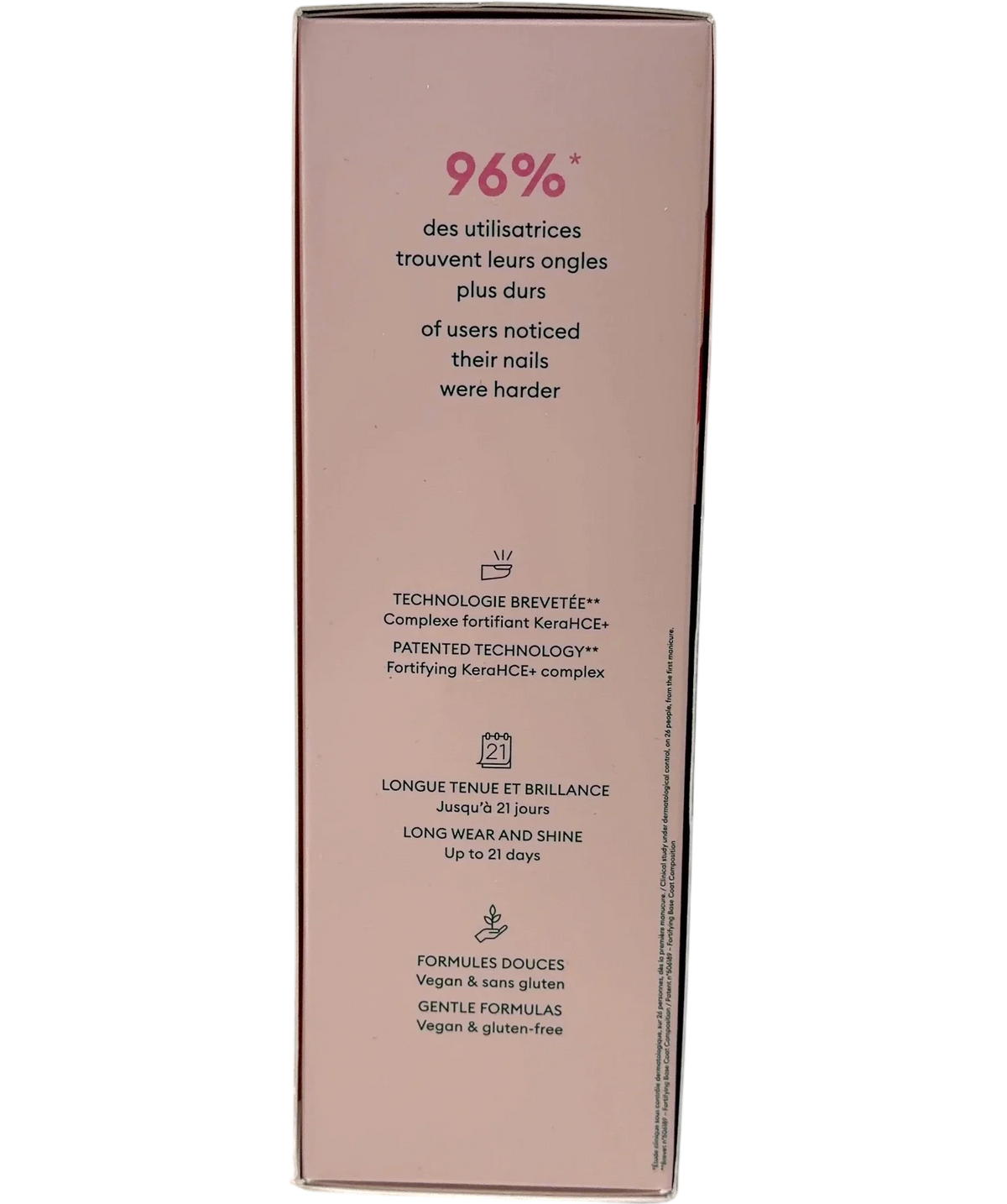 Manucurist Poppy red ROUTINE xtrem flash, size 15ml — back