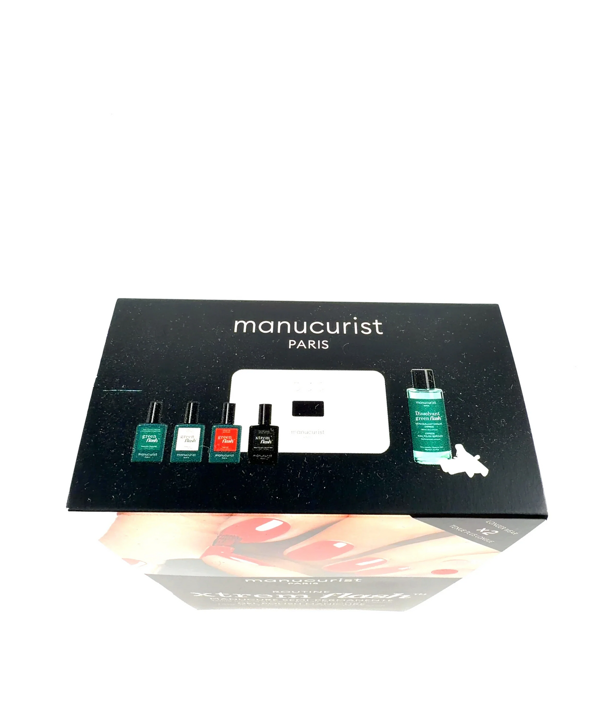 Manucurist Poppy red ROUTINE xtrem flash, size 15ml — label