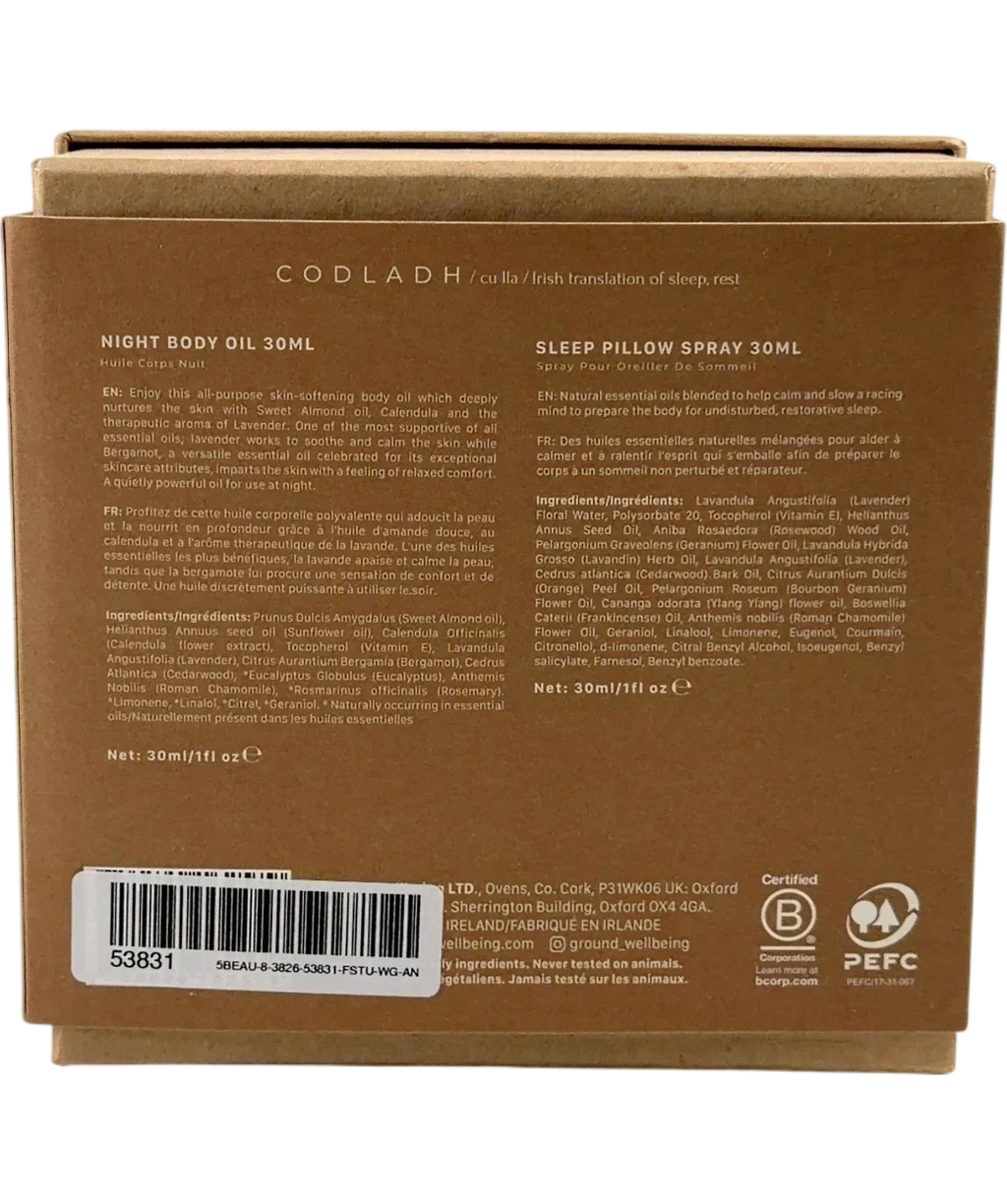 Ground brown Codladh - The Sleep Ritual, size 30ml — back