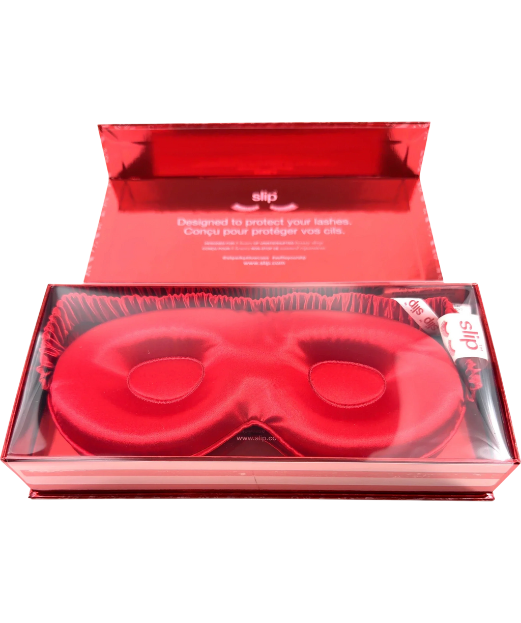 Slip scarlett Silk Contour Sleep Mask — front
