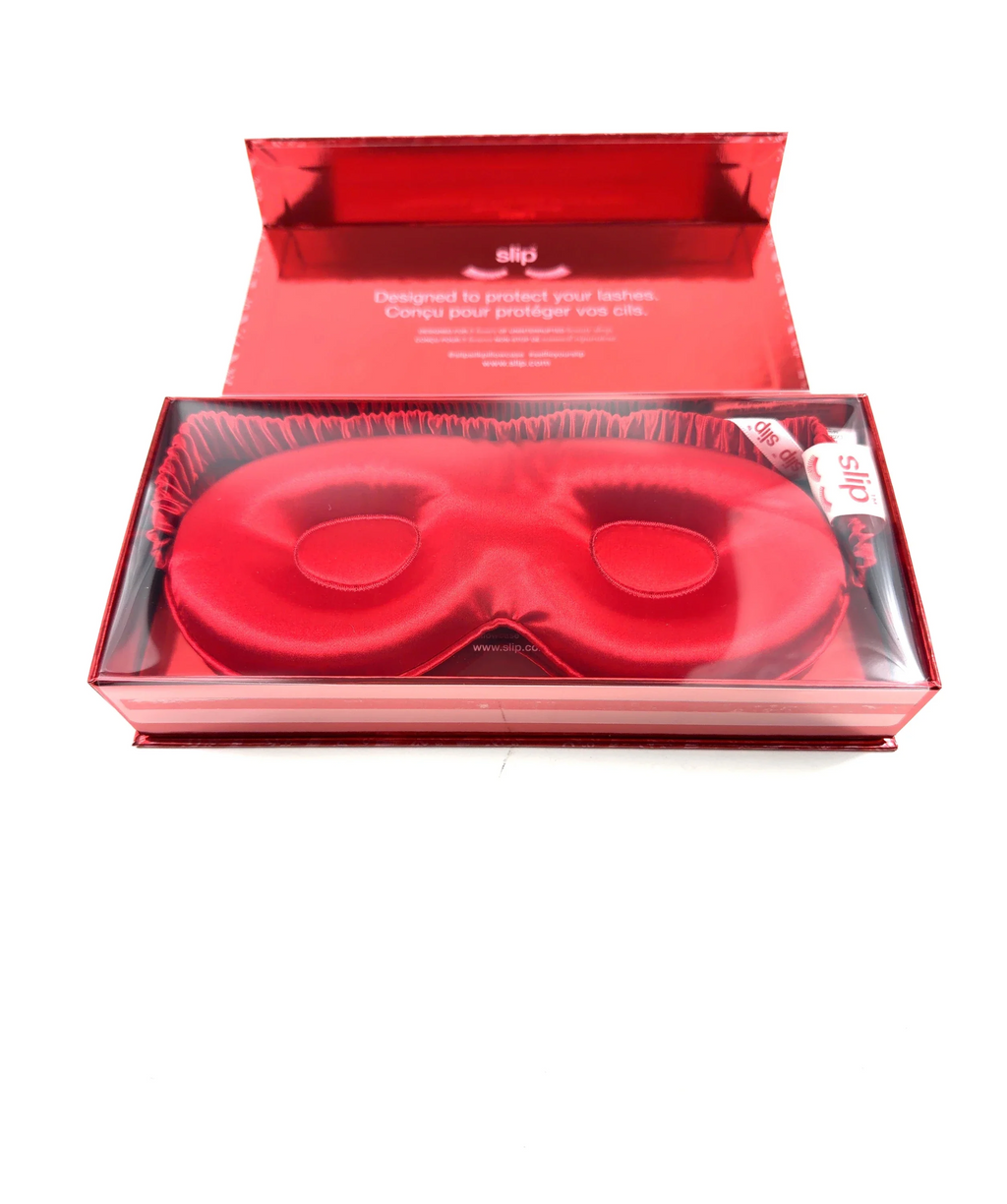 Slip scarlett Silk Contour Sleep Mask — fabric detail