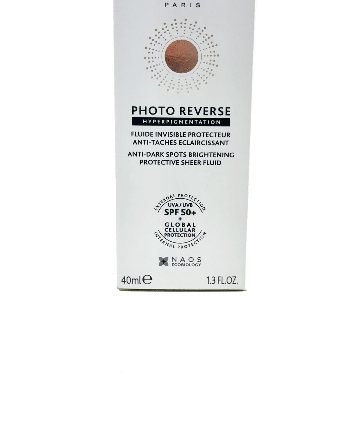 Institut PHOTO REVERSE, size 40ml — care label