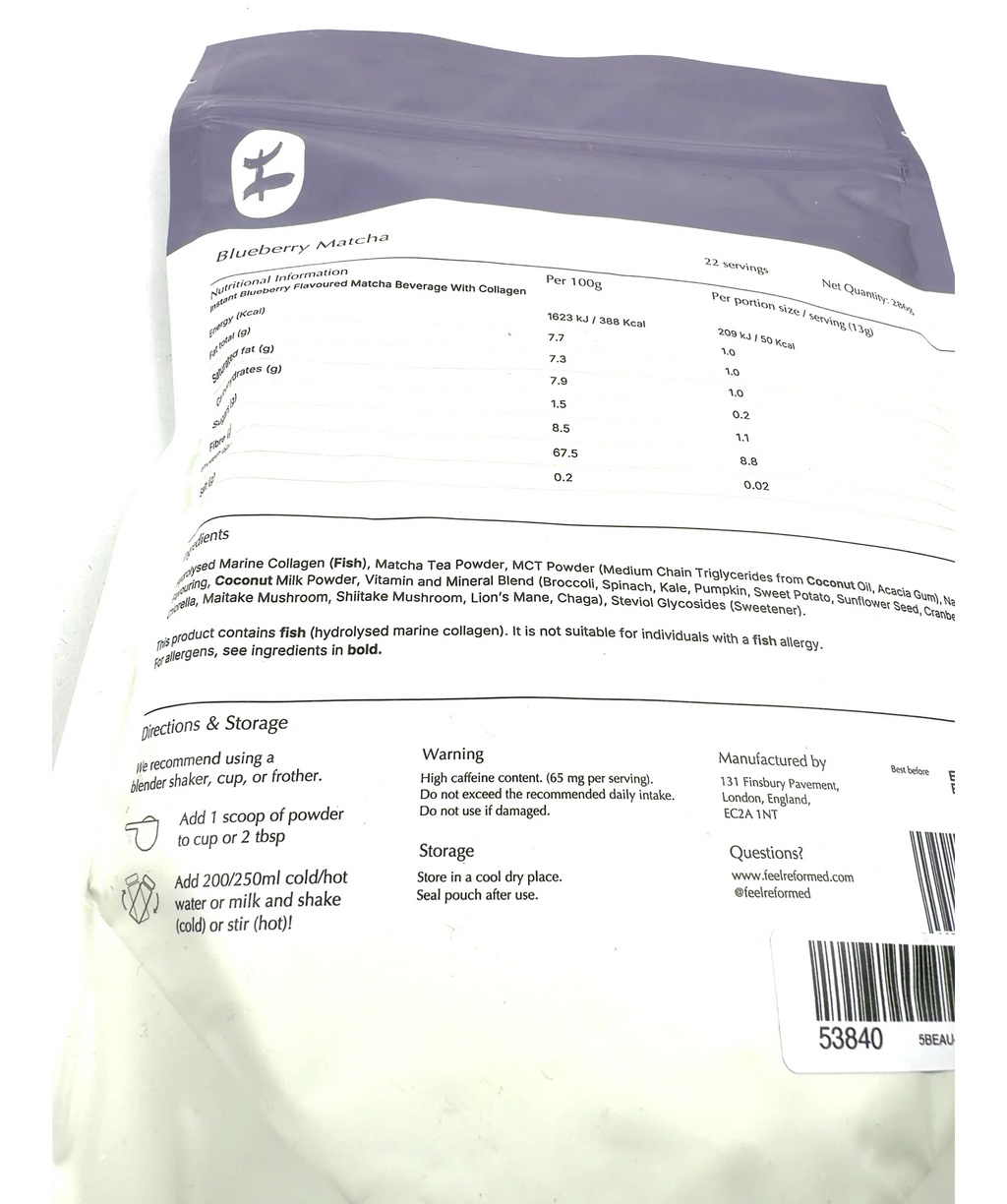 Reformed blueberry matcha Blueberry Matcha, size 286g — fabric detail