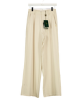 HOLLAND COOPER stone Pleated Wide Leg Trouser, size UK 8 — front