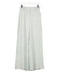 H&M Blue wide-leg linen blend trousers, size UK 6 — front