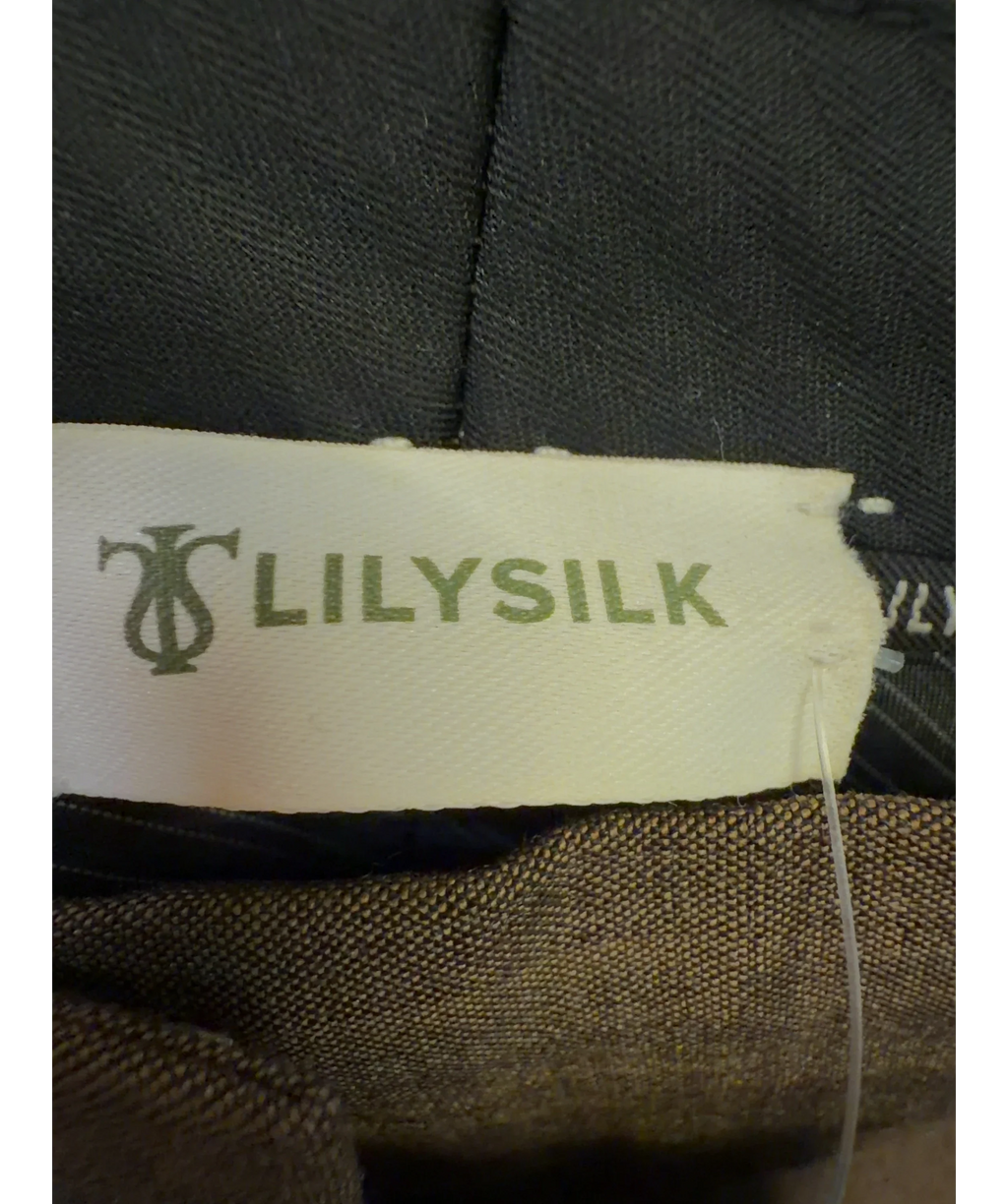 LILYSILK Brown Colour, size UK 6 — detail