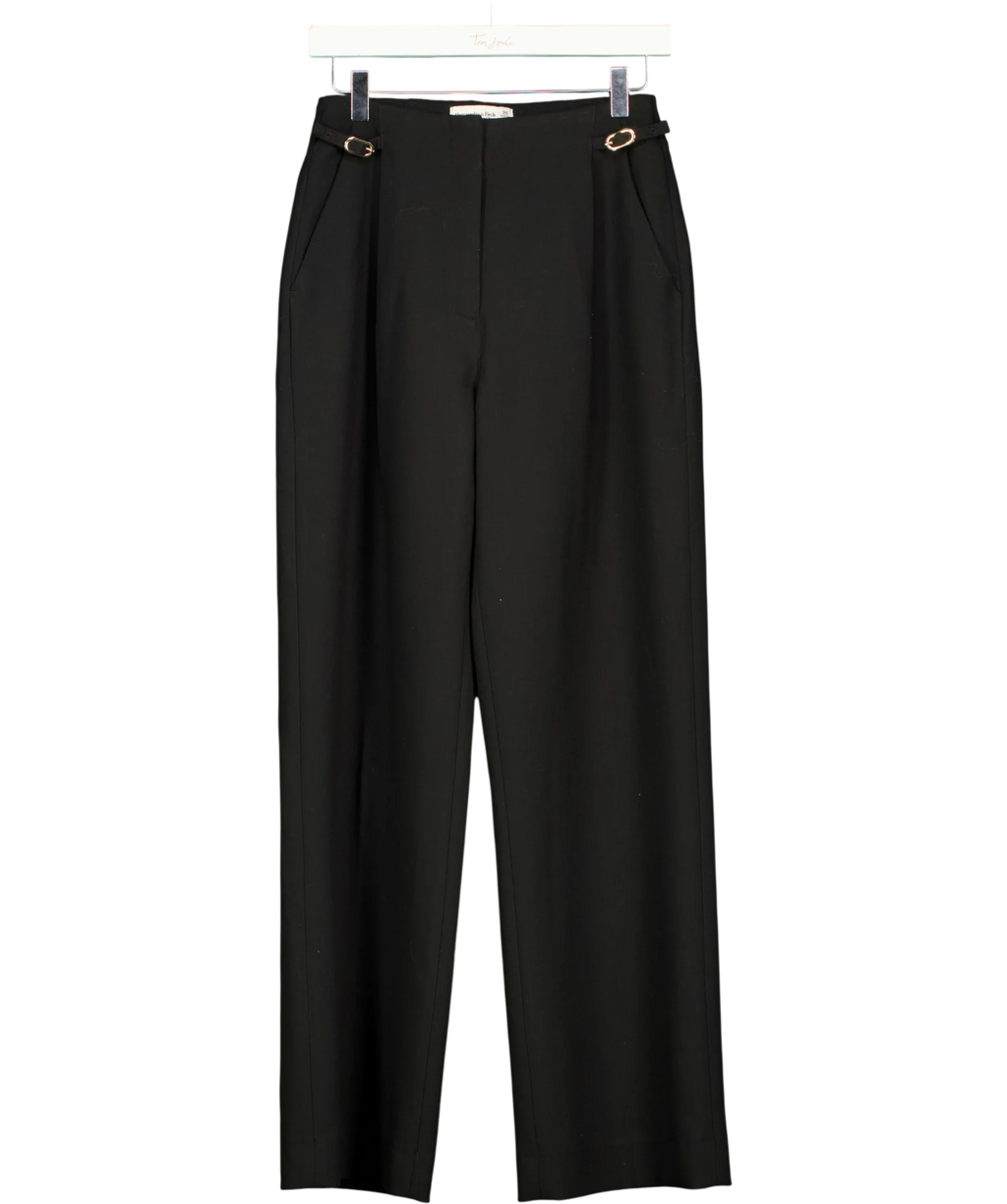 ABERCROMBIE & FITCH Black The A&F Sloane Tailored Pant, size W25 — front