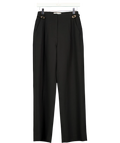 ABERCROMBIE & FITCH Black The A&F Sloane Tailored Pant, size W25 — front