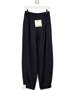 Aligne Millicent Satin Trouser Blue UK 6