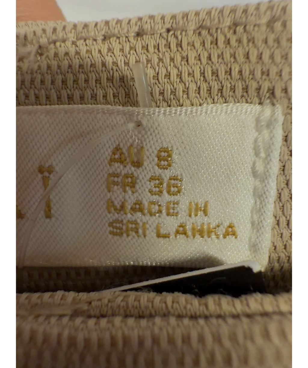 Kookai Beige Colour, size UK 8 — care label