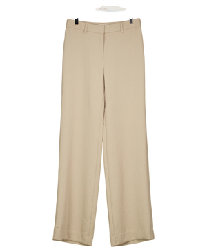 Kookai Beige Belt Loops Welt Pocket Trousers UK 8