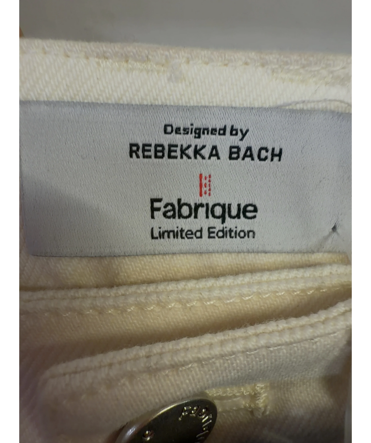 Fabrique Cream Colour, size UK XS — detail