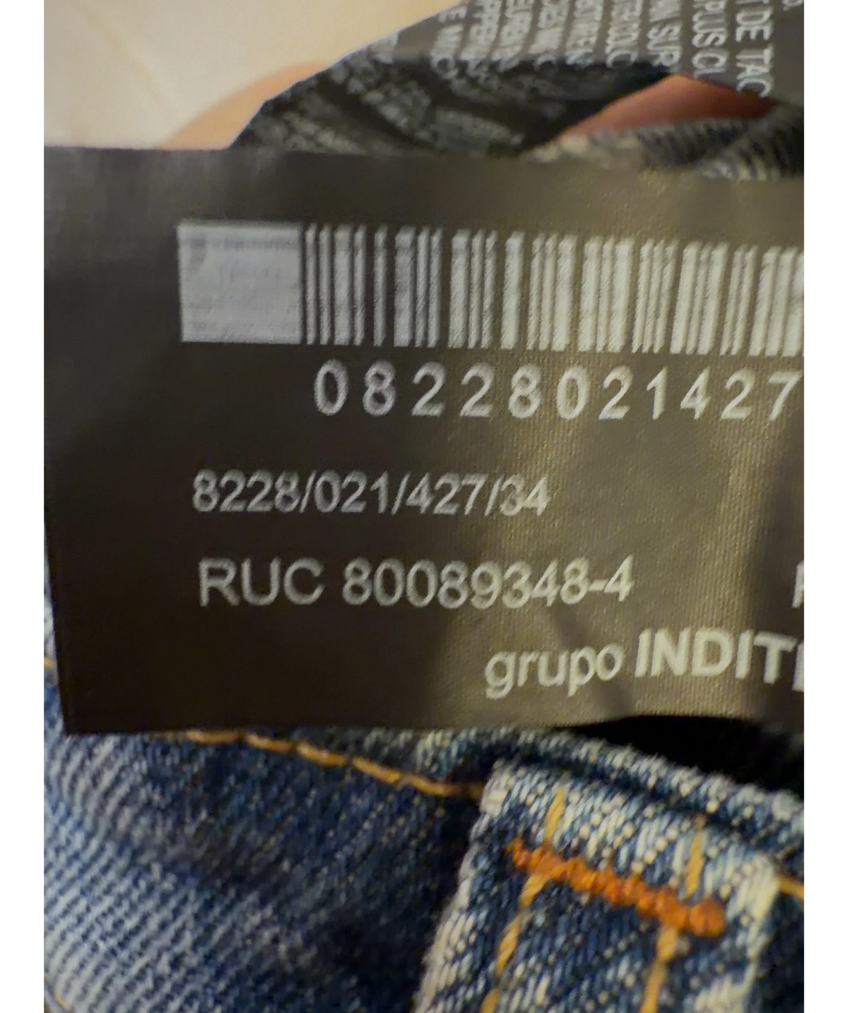 ZARA Blue Colour, size UK 6 — label