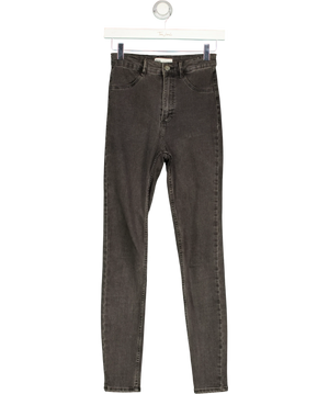 Zara Grey High Rise Skinny Jeans UK 6