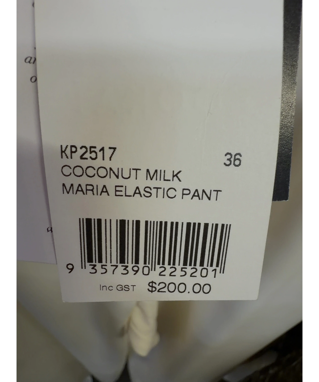 Kookai White Maria Elastic Pant, size UK 8 — label
