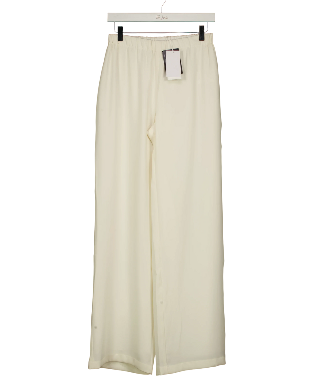 Kookai White Maria Elastic Pant, size UK 8 — front