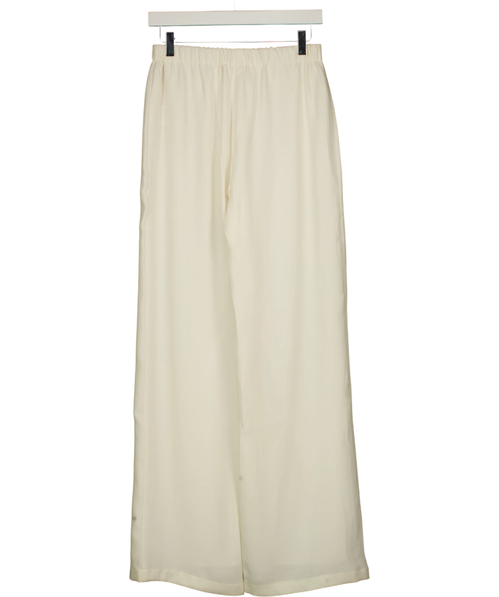 Kookai White Maria Elastic Pant, size UK 8 — back
