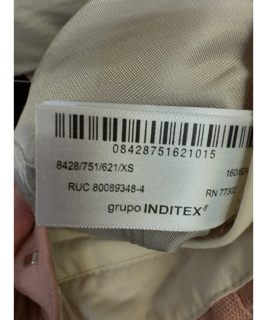 ZARA Pink Colour, size UK XS — label