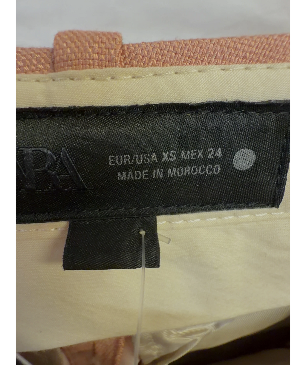 ZARA Pink Colour, size UK XS — care label