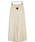 H&M Cream high-waisted wide-leg trouser, size UK 6 — front