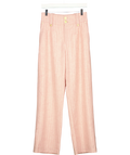 HOLLAND COOPER Pink High Waisted Straight Trouser, size UK 8 — front