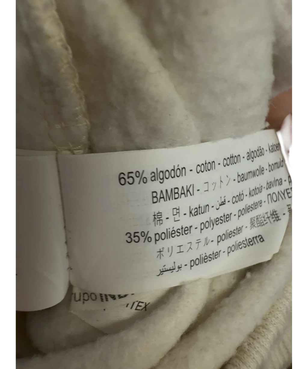 ZARA Cream Colour, size UK M — fabric detail