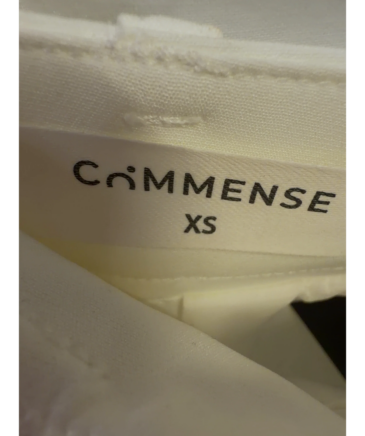 Commense White Colour, size UK XS — care label