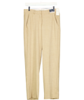 ABERCROMBIE & FITCH Beige Curve Love Low Rise Tailored Straight Leg Pant, size W25 — front