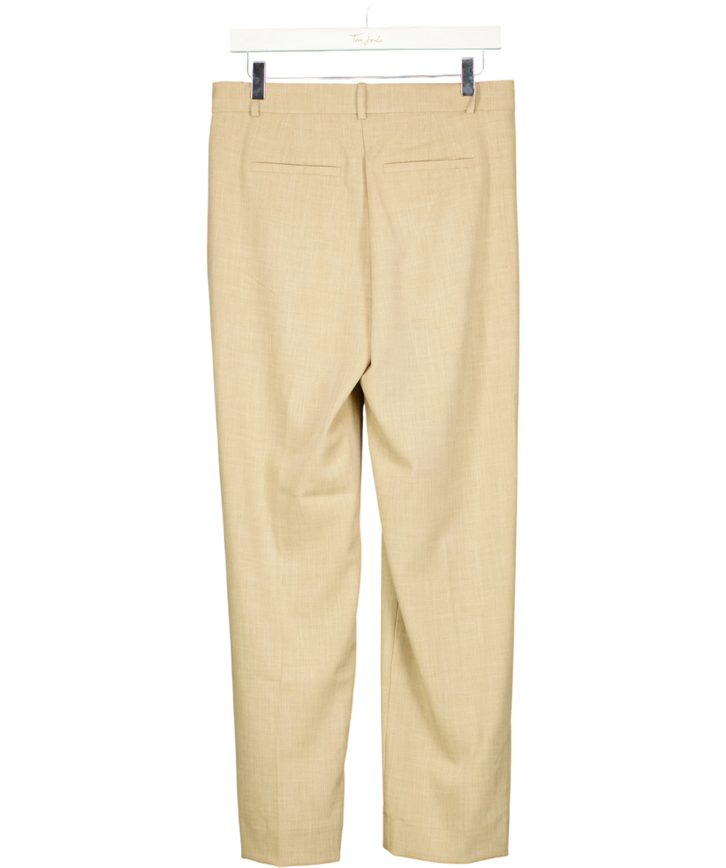 ABERCROMBIE & FITCH Beige Curve Love Low Rise Tailored Straight Leg Pant, size W25 — back