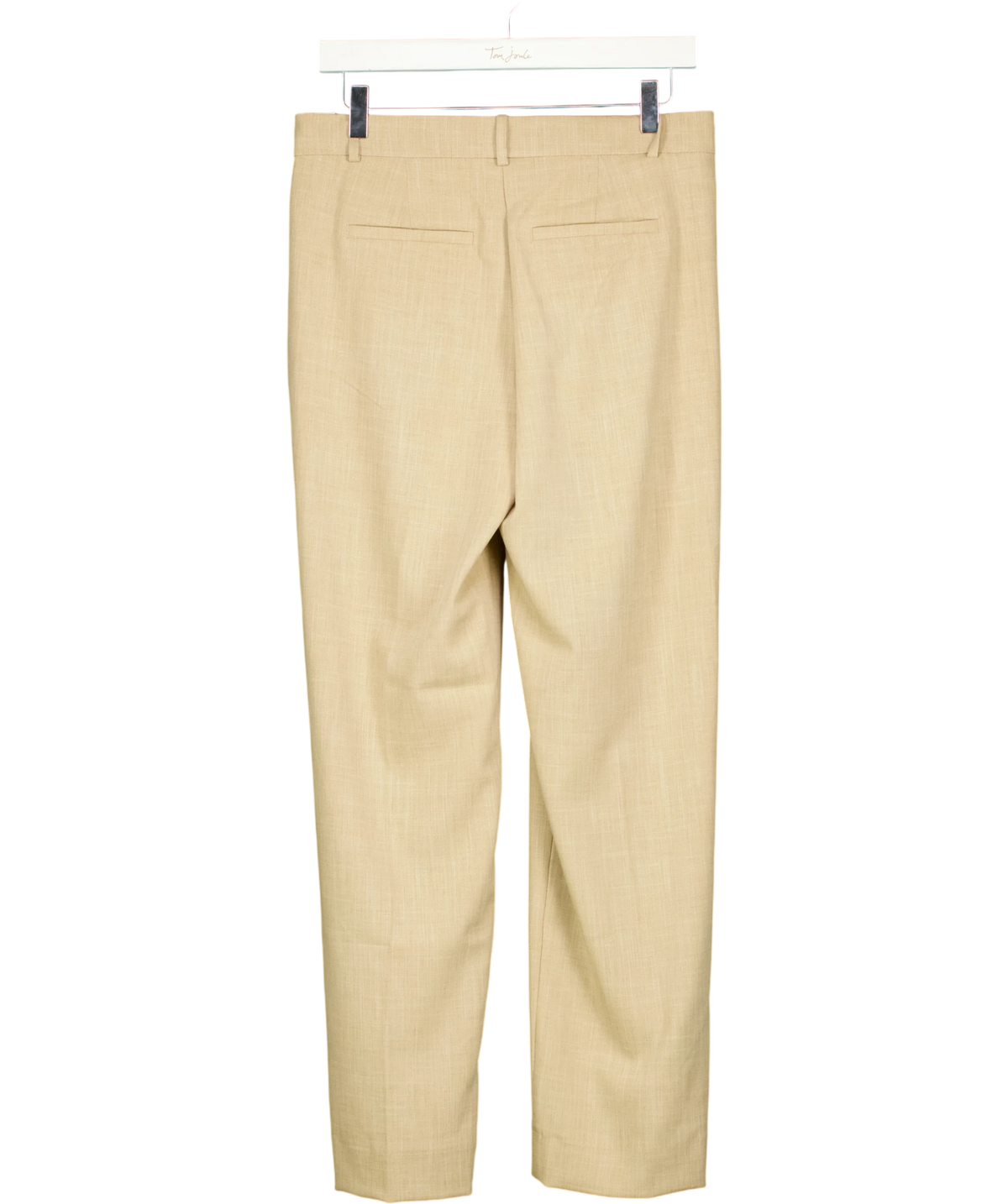 ABERCROMBIE & FITCH Beige Curve Love Low Rise Tailored Straight Leg Pant, size W25 — back