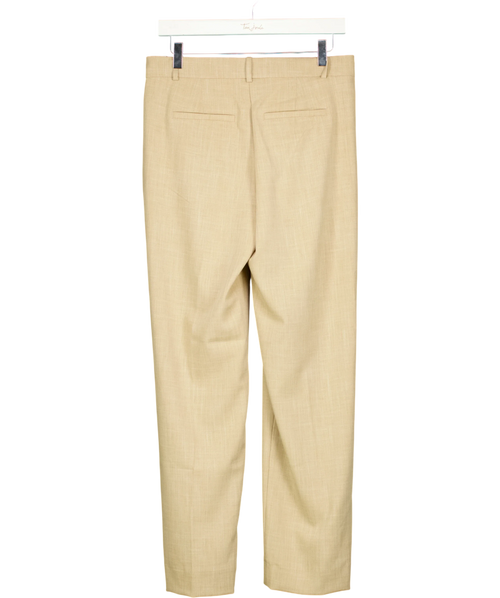 ABERCROMBIE & FITCH Beige Curve Love Low Rise Tailored Straight Leg Pant, size W25 — back