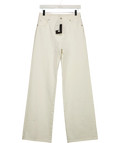 Kookai White Kai Straight Leg Jean, size UK 8 — front