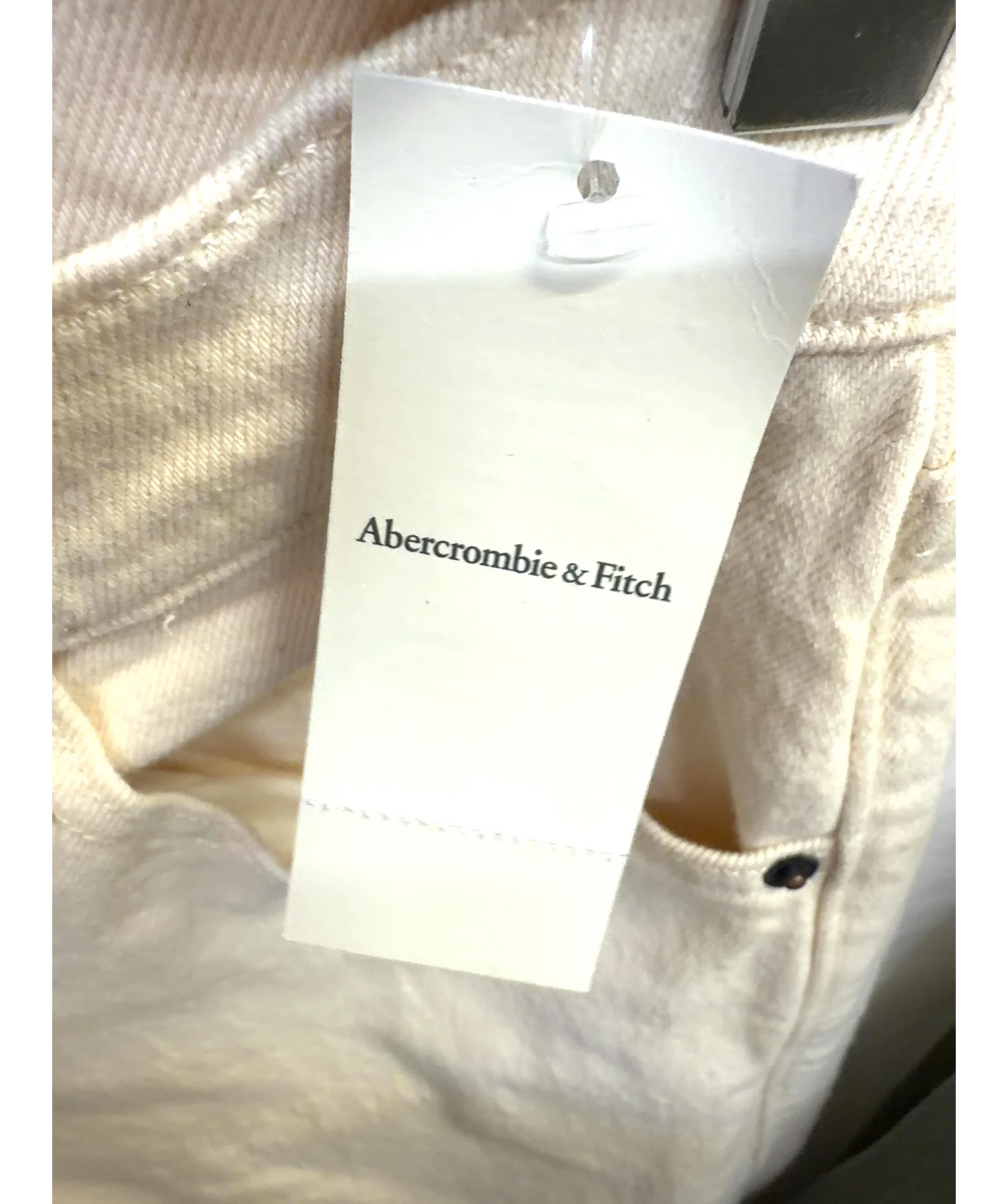ABERCROMBIE & FITCH Cream Colour, size W25 — detail