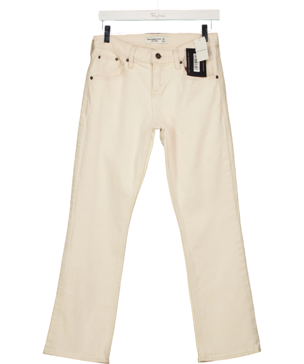 ABERCROMBIE & FITCH Cream Colour, size W25 — front