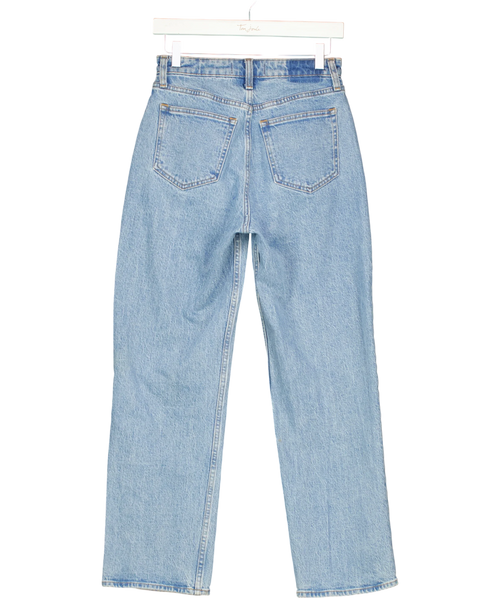 ABERCROMBIE & FITCH light blue The Vintage Straight High Rise, size W25 — back