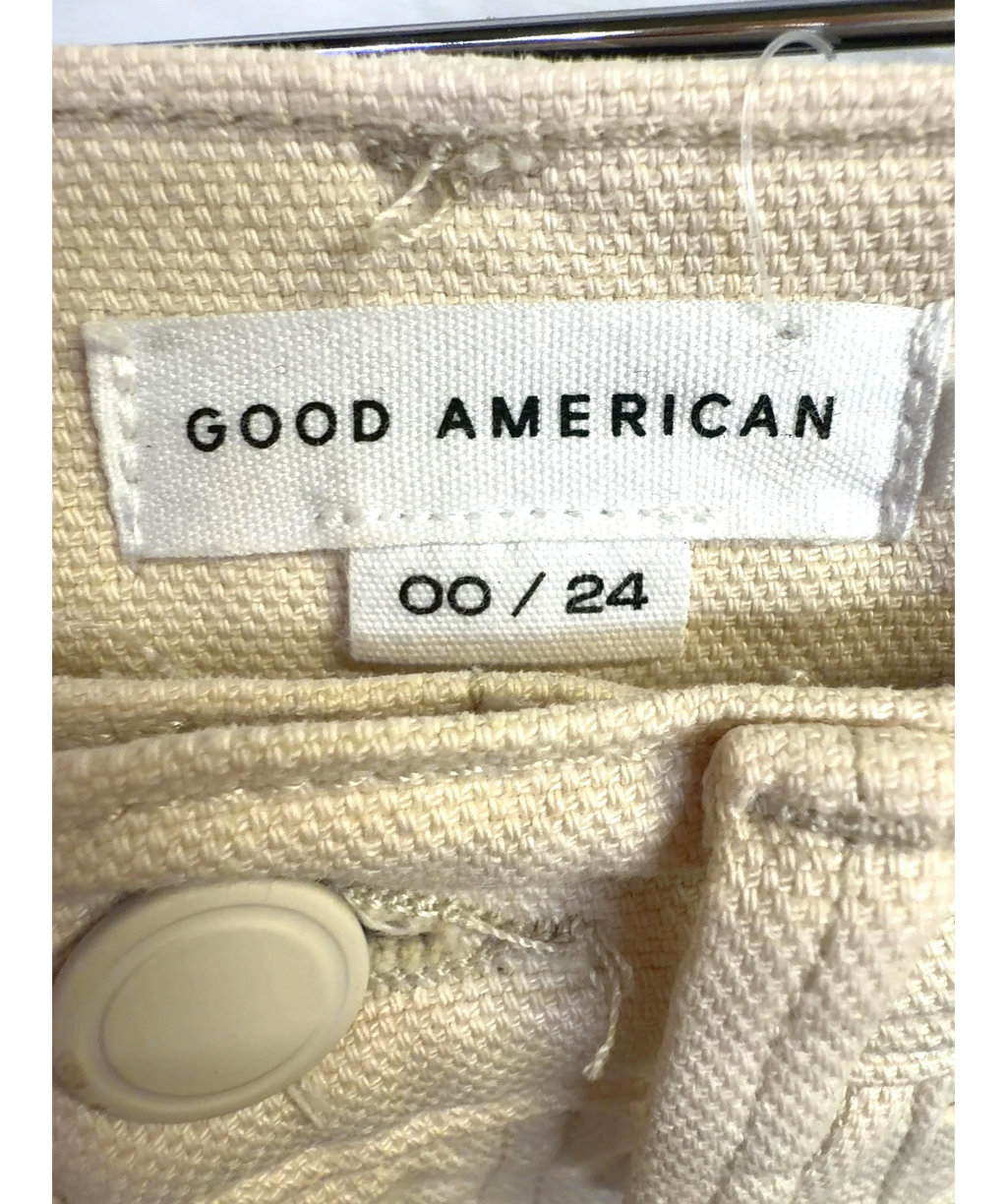 Good American Cream Colour, size W24 — care label