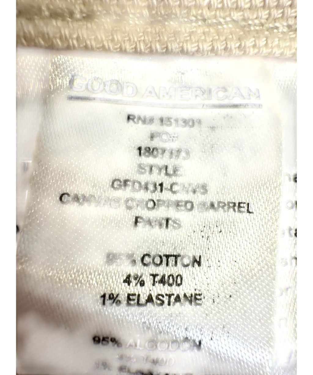 Good American Cream Colour, size W24 — fabric detail