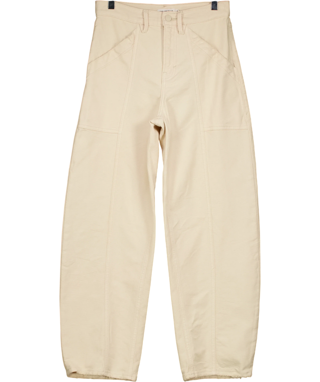 Good American Cream Colour, size W24 — front