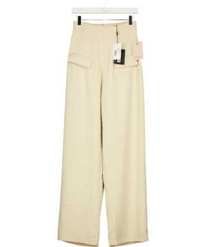 Odd Muse The Ultimate Muse Wide Leg Trousers Beige UK S
