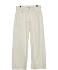 TOPSHOP White Low Rise Wide Leg Jeans, size UK 8 — front