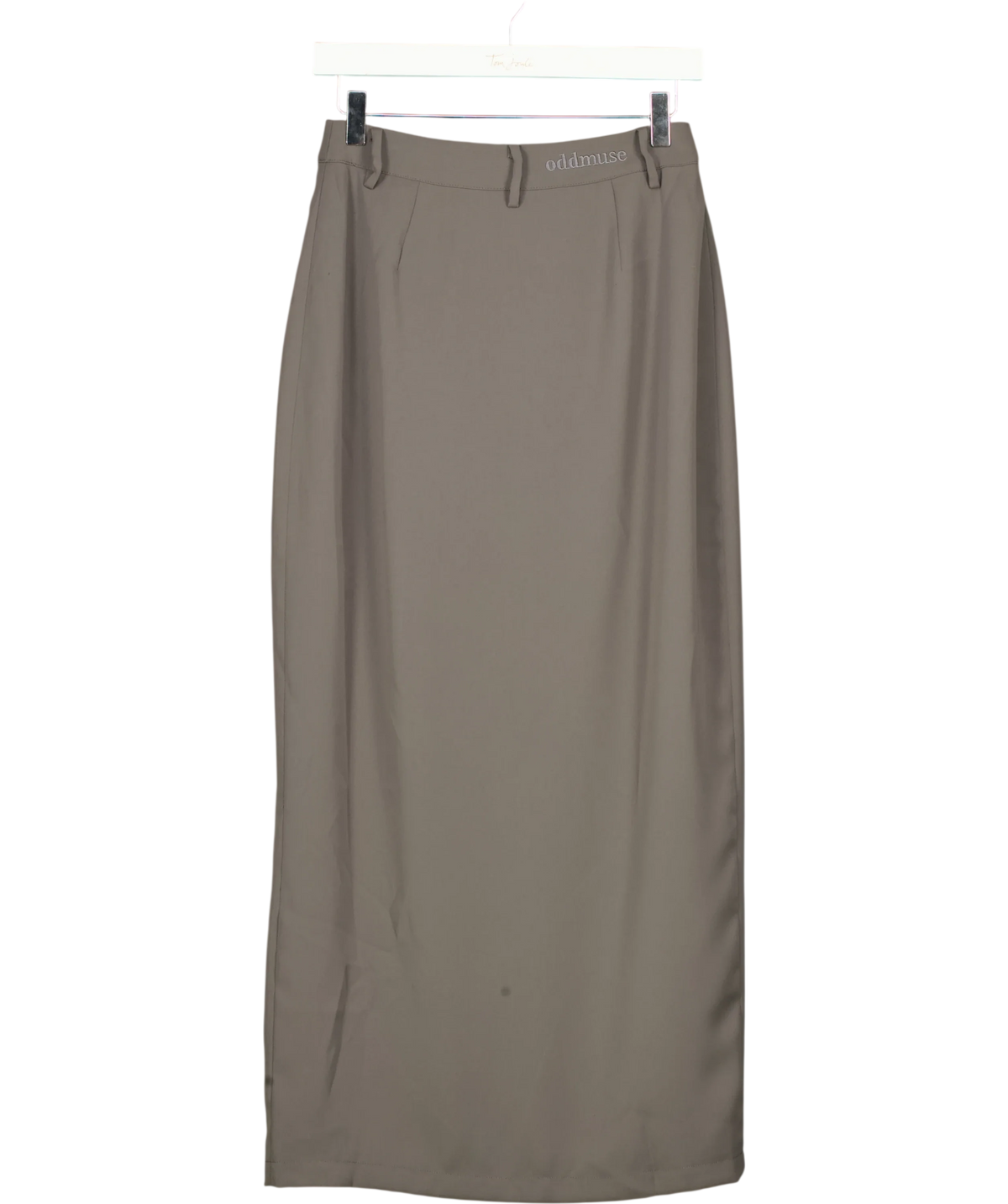 ODD MUSE Grey The Ultimate Muse Midi Skirt, size UK S — back