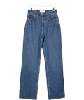 ABERCROMBIE & FITCH Blue Curve Love High Rise 90s Relaxed Jeans, size W25 — front