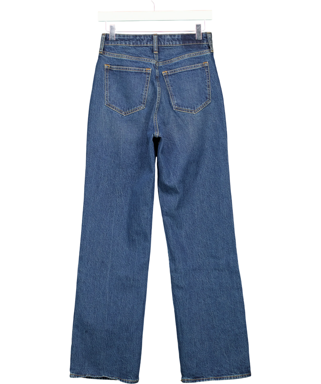 ABERCROMBIE & FITCH Blue Curve Love High Rise 90s Relaxed Jeans, size W25 — back