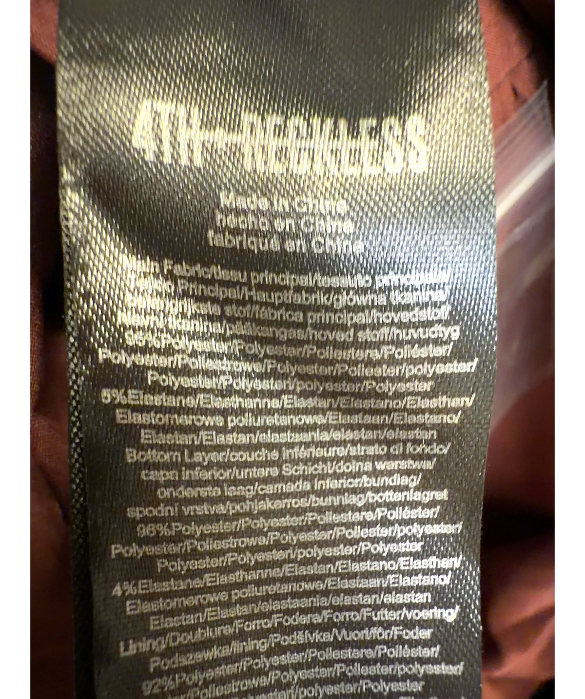 4th & Reckless rust Colour, size UK 6 — label